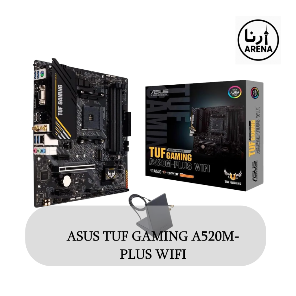 مادربرد ASUS A520M-Plus WiFi با پشتیبانی از Ryzen و وای‌فای داخلی